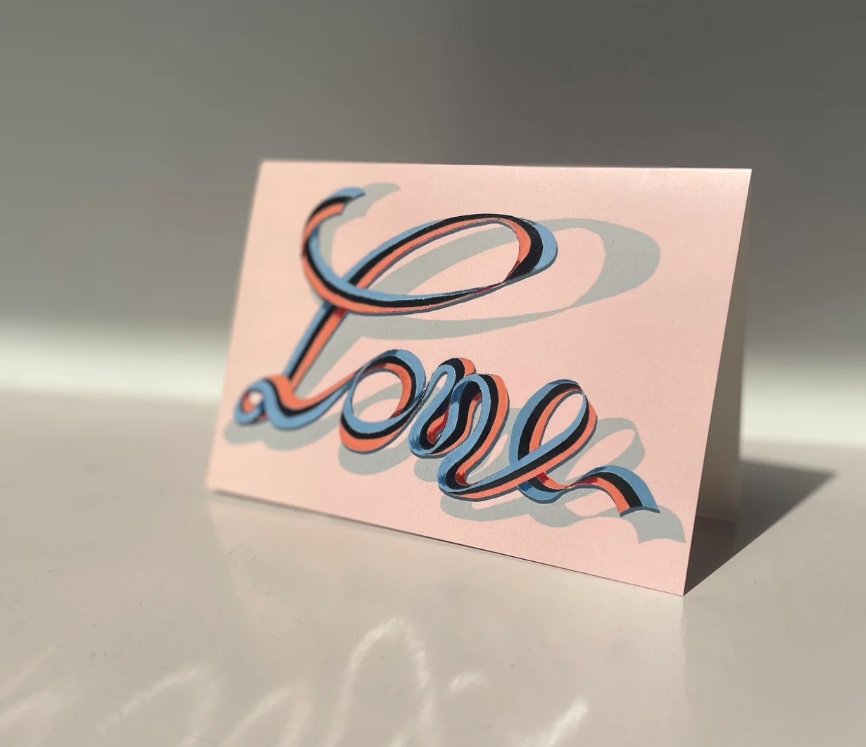 Ribbon LOVE Card