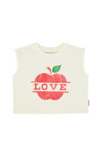 Ecru Apple Sleeveless t shirt