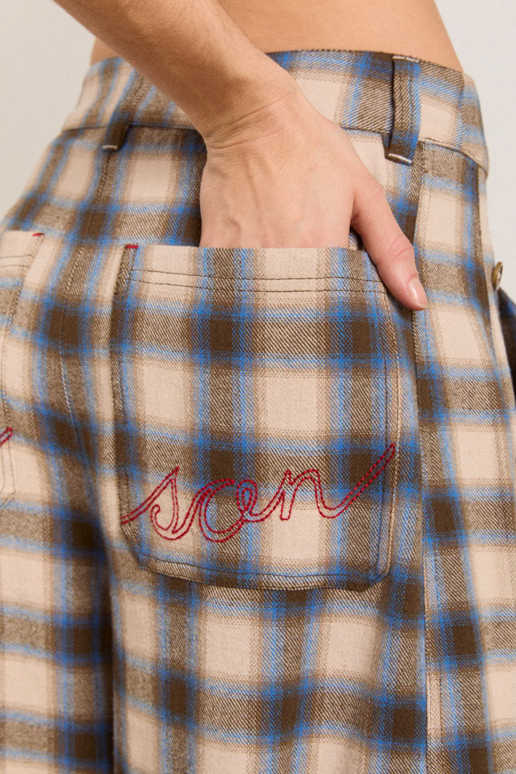 Mara Checked Trousers