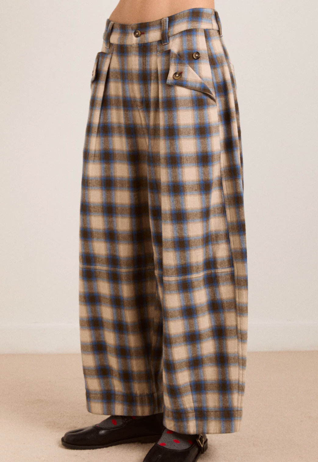 Mara Checked Trousers