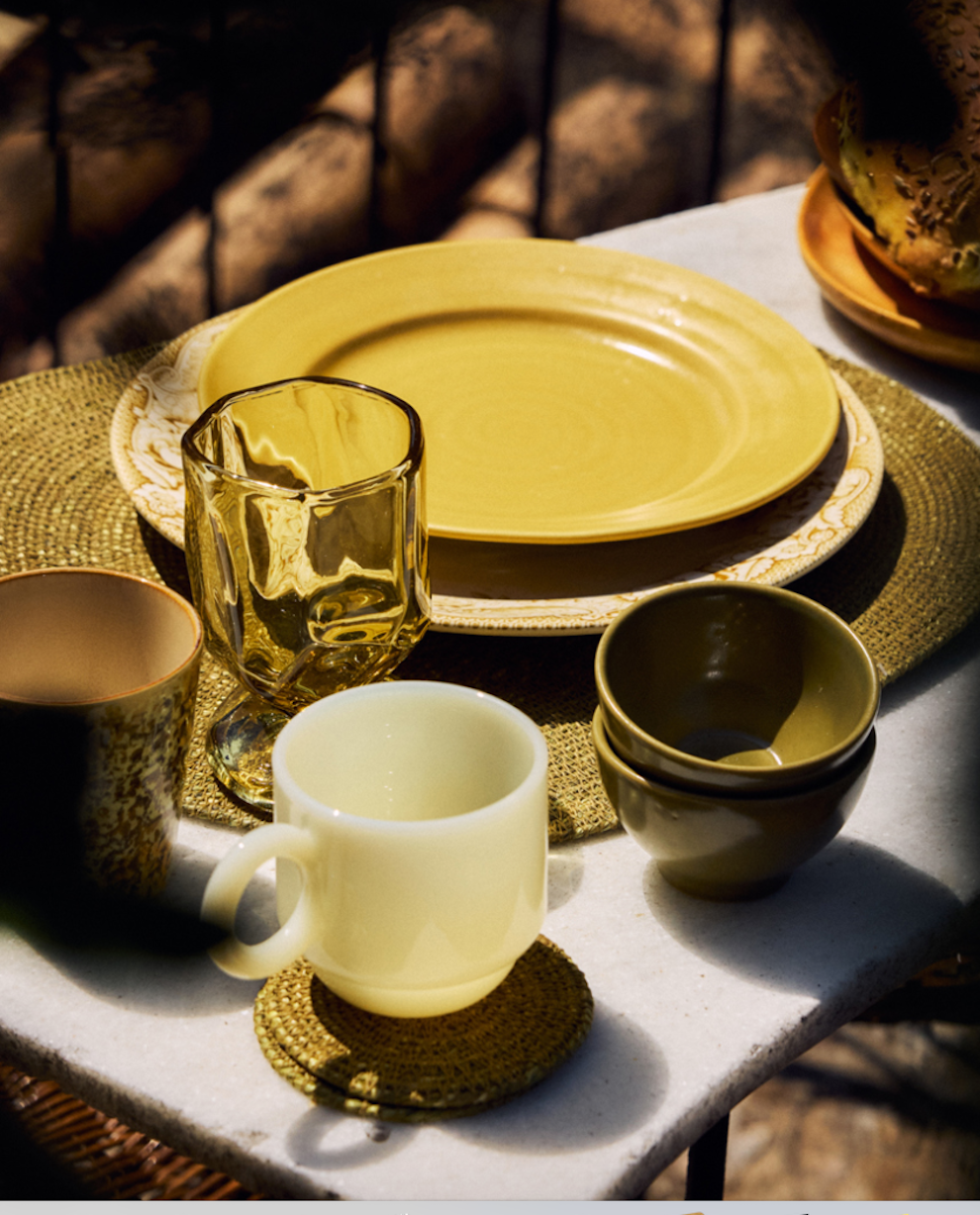 Cream Set of Mugs
