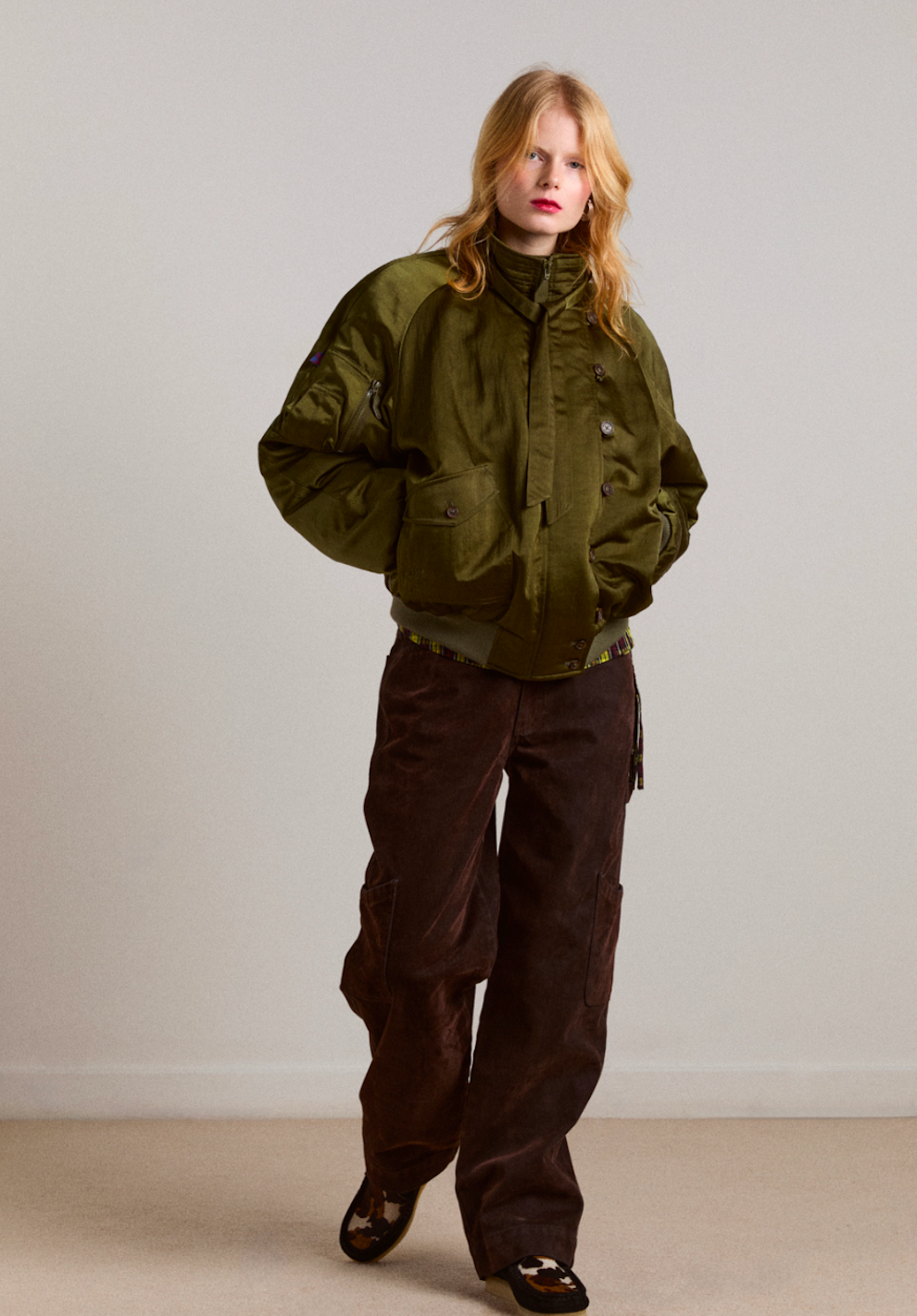 Joanie Olive Bomber