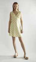 Ombre Check Mini Dress