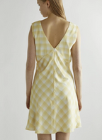 Ombre Check Mini Dress