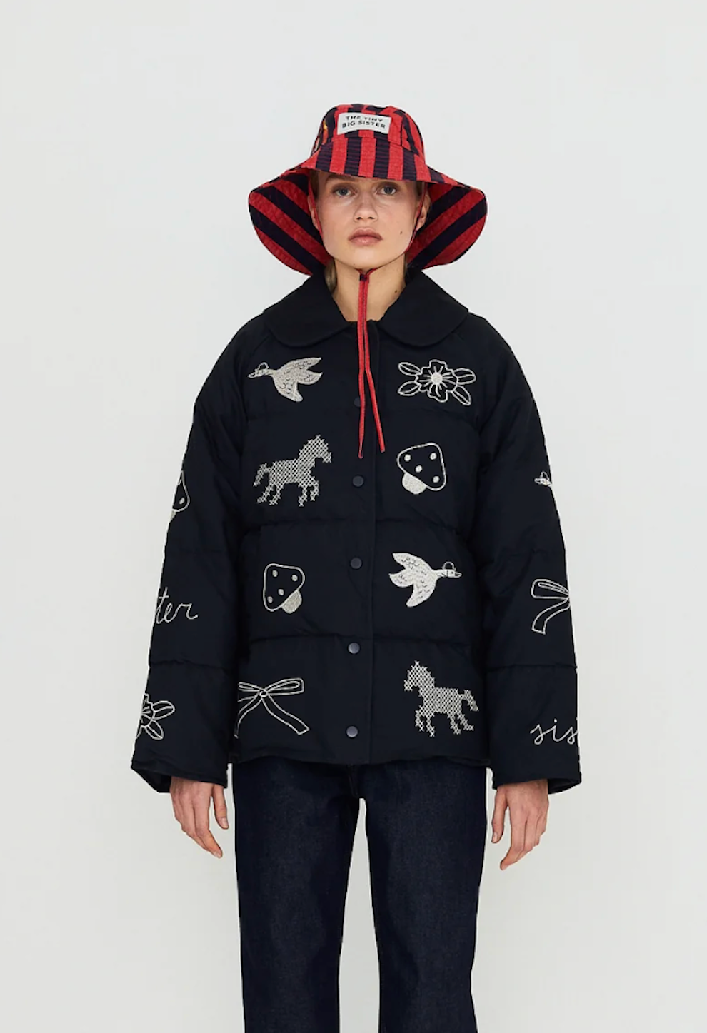 Embroidered Padded Jacket