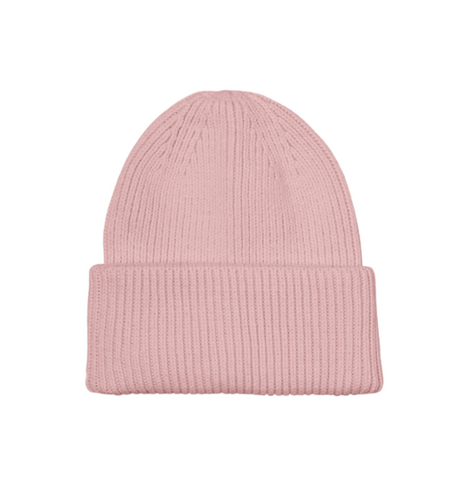 Pale Pink Beanie Hat
