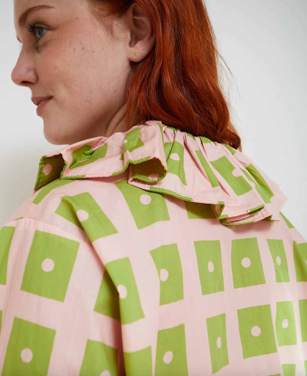 Pink Check Heidi Shirt