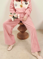 Pink Velvet Trousers