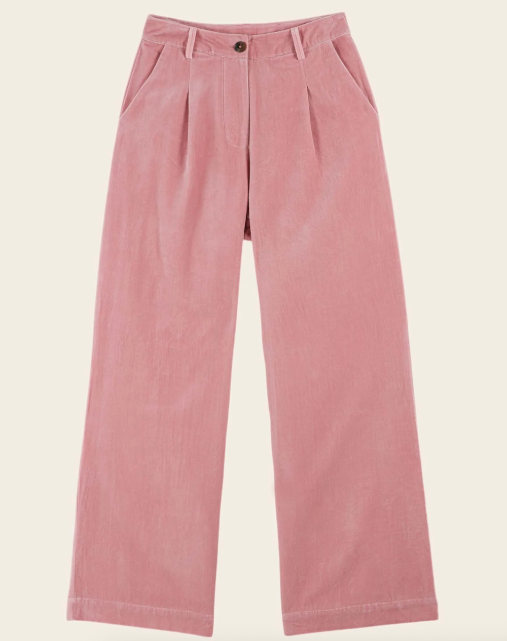 Pink Velvet Trousers