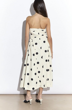 Cream Polkadot Maxi Dress