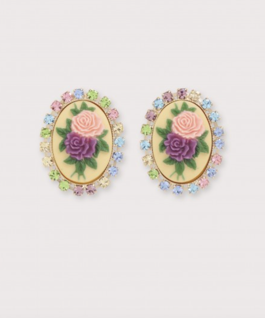 Pompadour Earrings