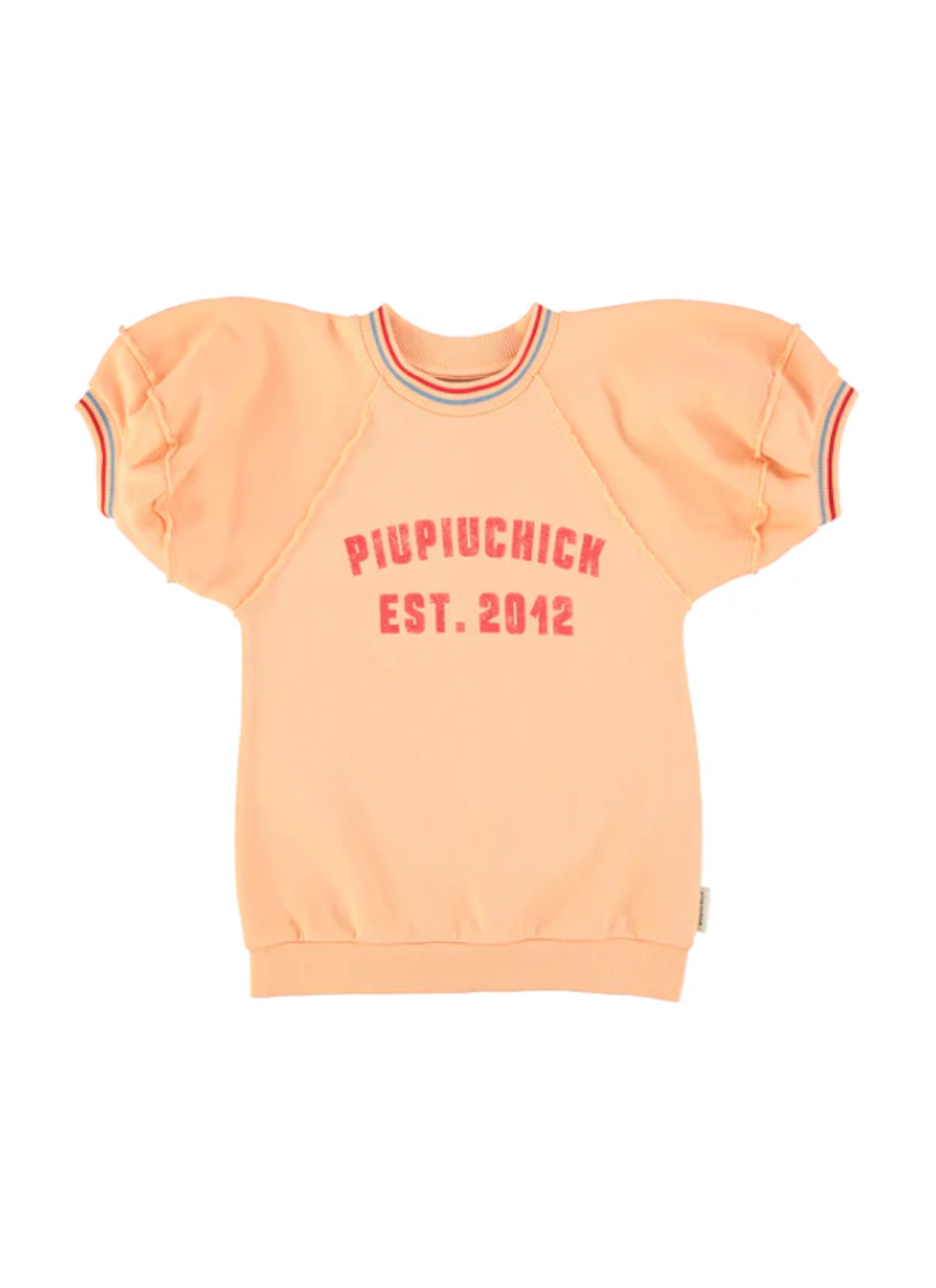 Peach Sweatshirt Dress