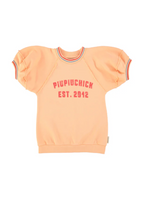 Peach Sweatshirt Dress