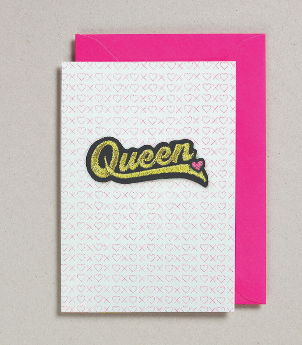 Queen Iron On Patch