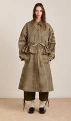Myrtle Check Raincoat