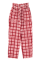 Bordeaux/EcruTrousers