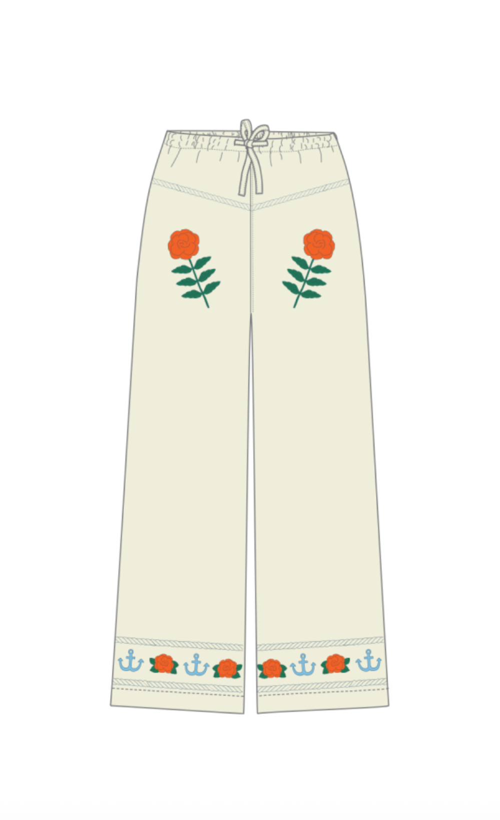 Embroidered Trousers
