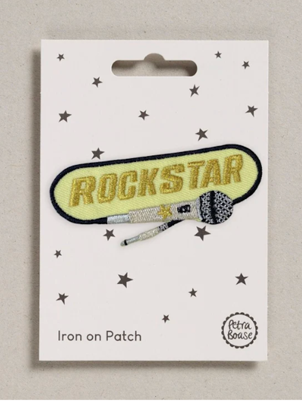Rockstar Iron on Patch