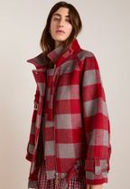 Polly Wool Bomber Red