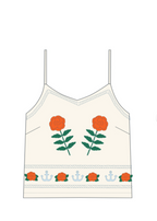 Embroidered Straps Top