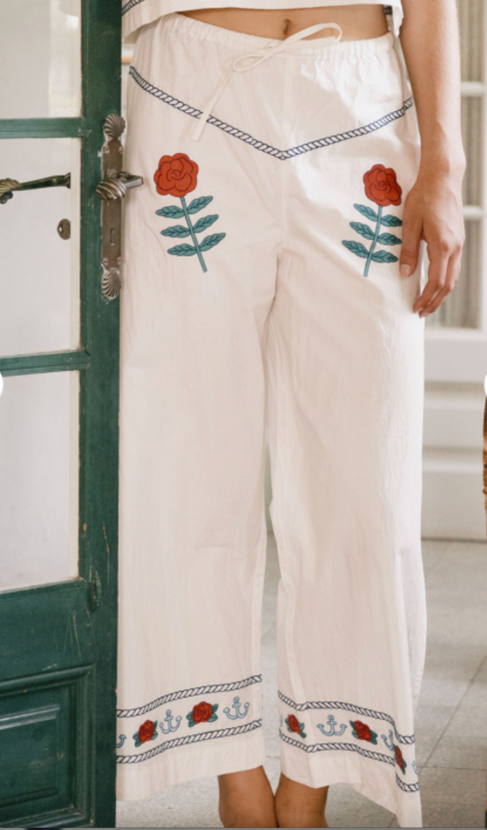 Embroidered Trousers