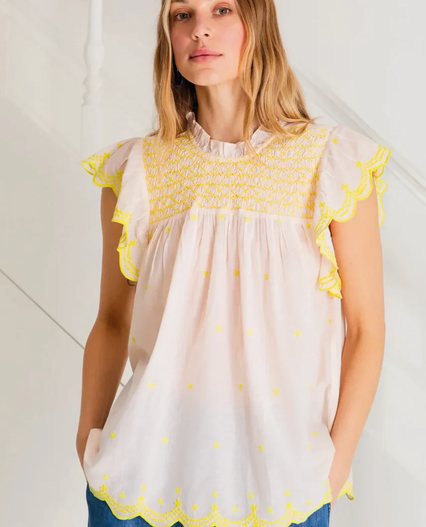Rose Pink Marcel Top