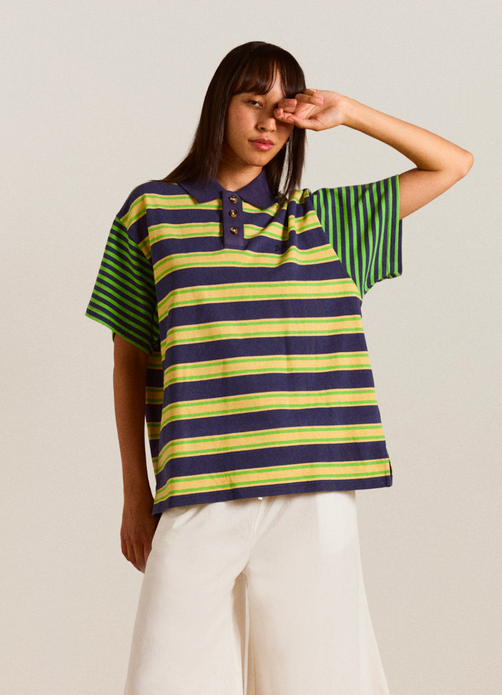 Zia Striped Rugby Shirt