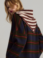 Stripe Triangle Scarf