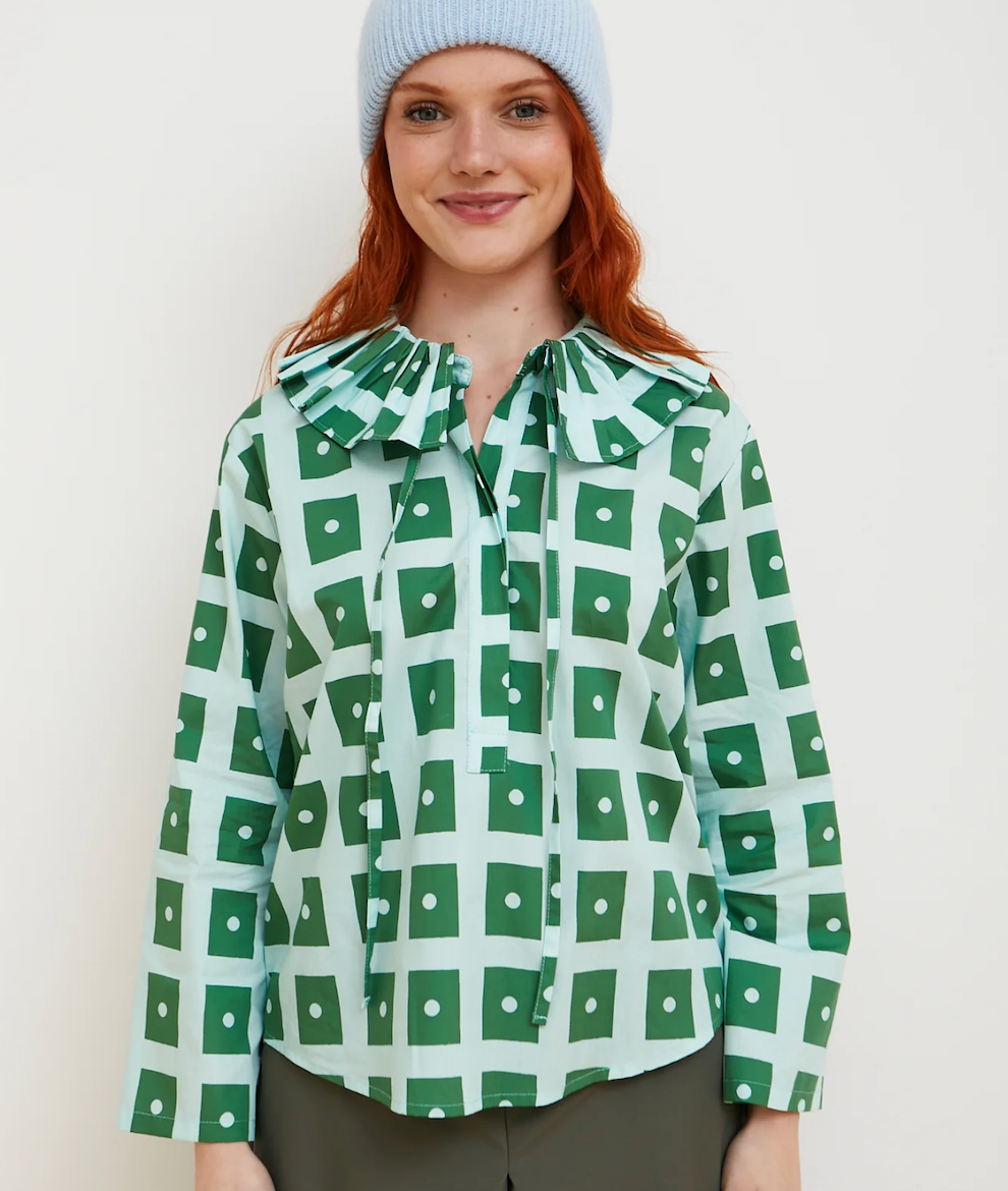 Blue Check Heidi Shirt