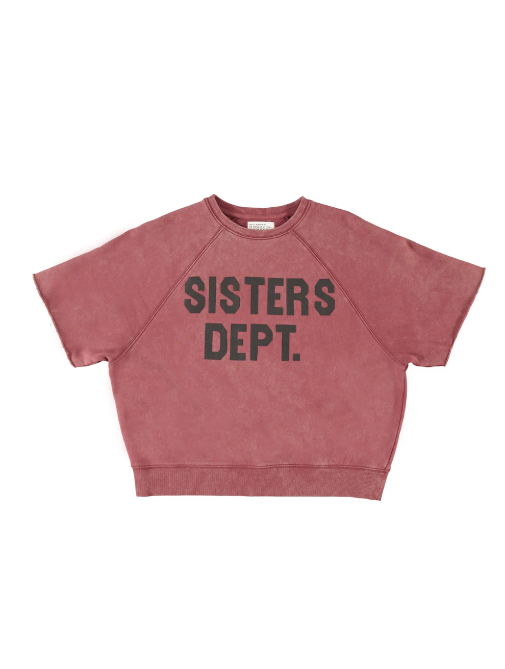Short Sleeve Sisters Dept Sweatshirt