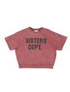 Short Sleeve Sisters Dept Sweatshirt