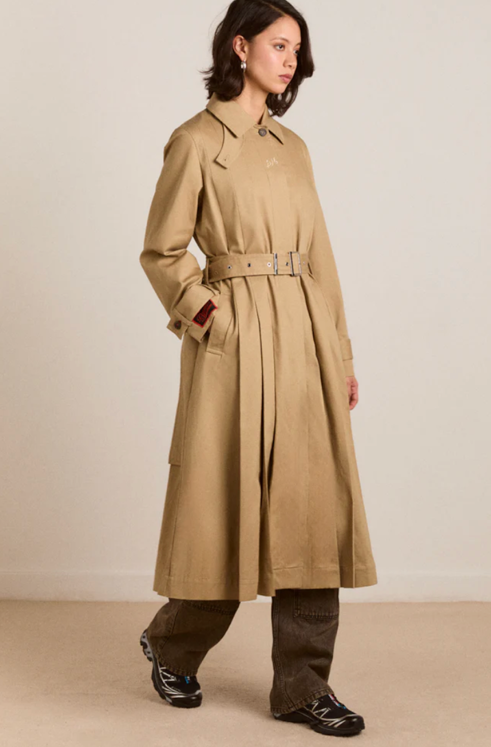 Sofia pleated Trench Coat coming soon