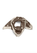 Choc Polkadot Square Scarf
