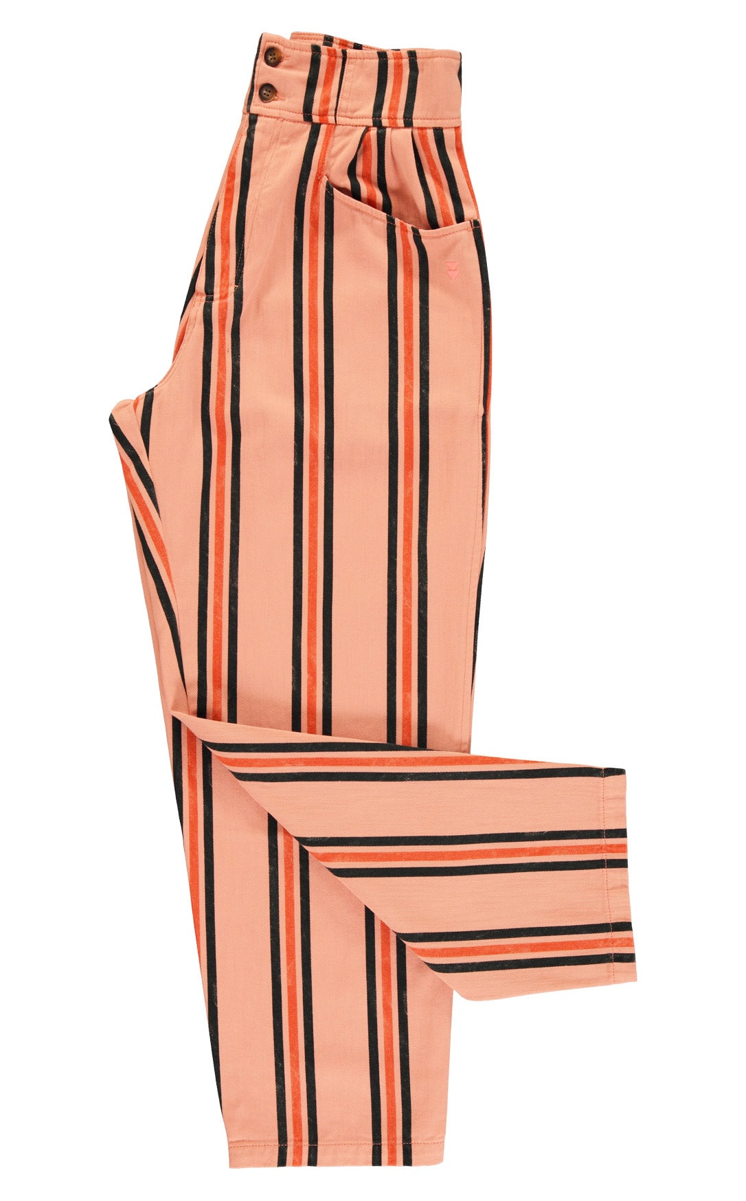 Light Pink Striped Trousers