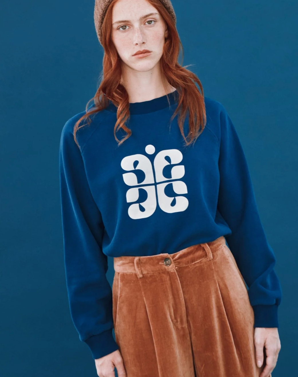 Emile & Ida Blue Sweat Shirt