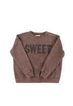 Faded Brown Trouble Maker Sweatshirt