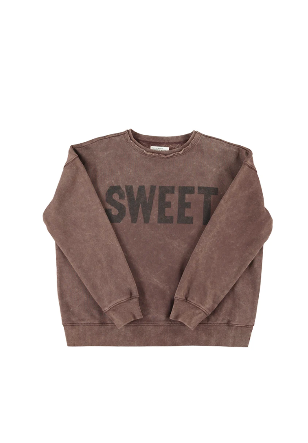 Faded Brown Trouble Maker Sweatshirt