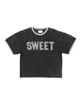 Faded Black Sweet Print t shirt