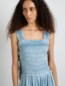 Tish Bow Blue Glass Dress