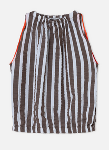 Brown Stripe Top