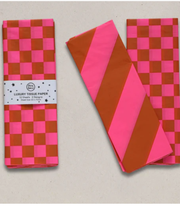 Tissue Paper Pack in Pink & Red