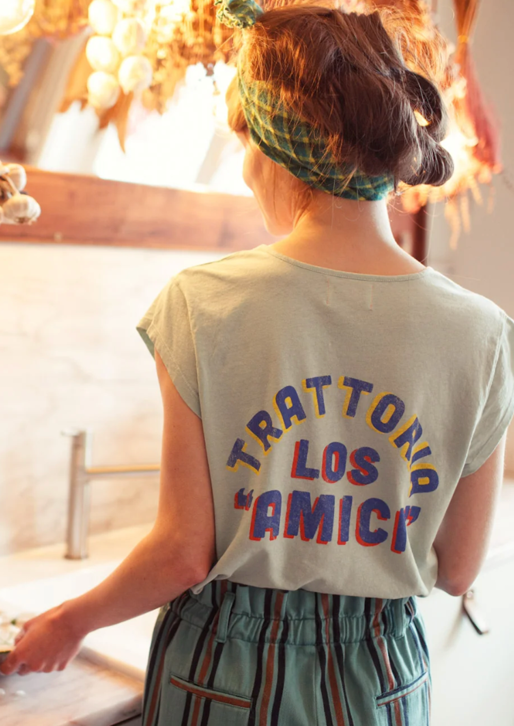 Los Amici Print t Shirt