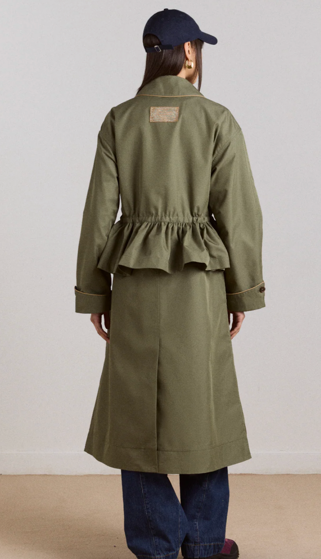 Myrtle Khaki Raincoat