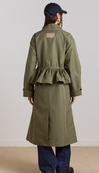 Myrtle Khaki Raincoat
