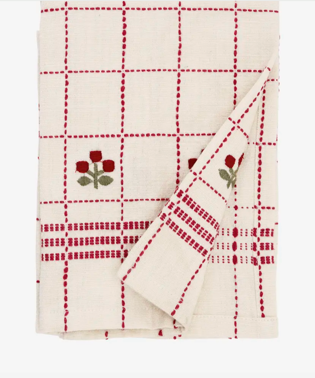 Embroidered Tea Towel