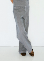 Berta Striped Twill Trousers