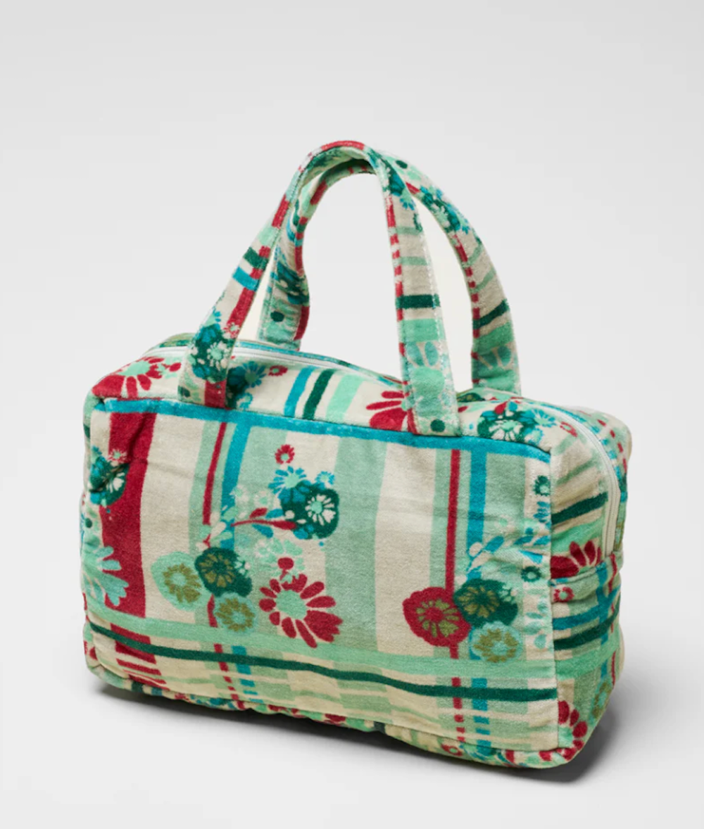 Dundee Print Small Velvet Bag