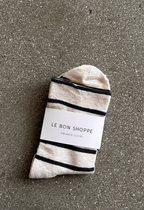 Stripe Wally Socks Grain