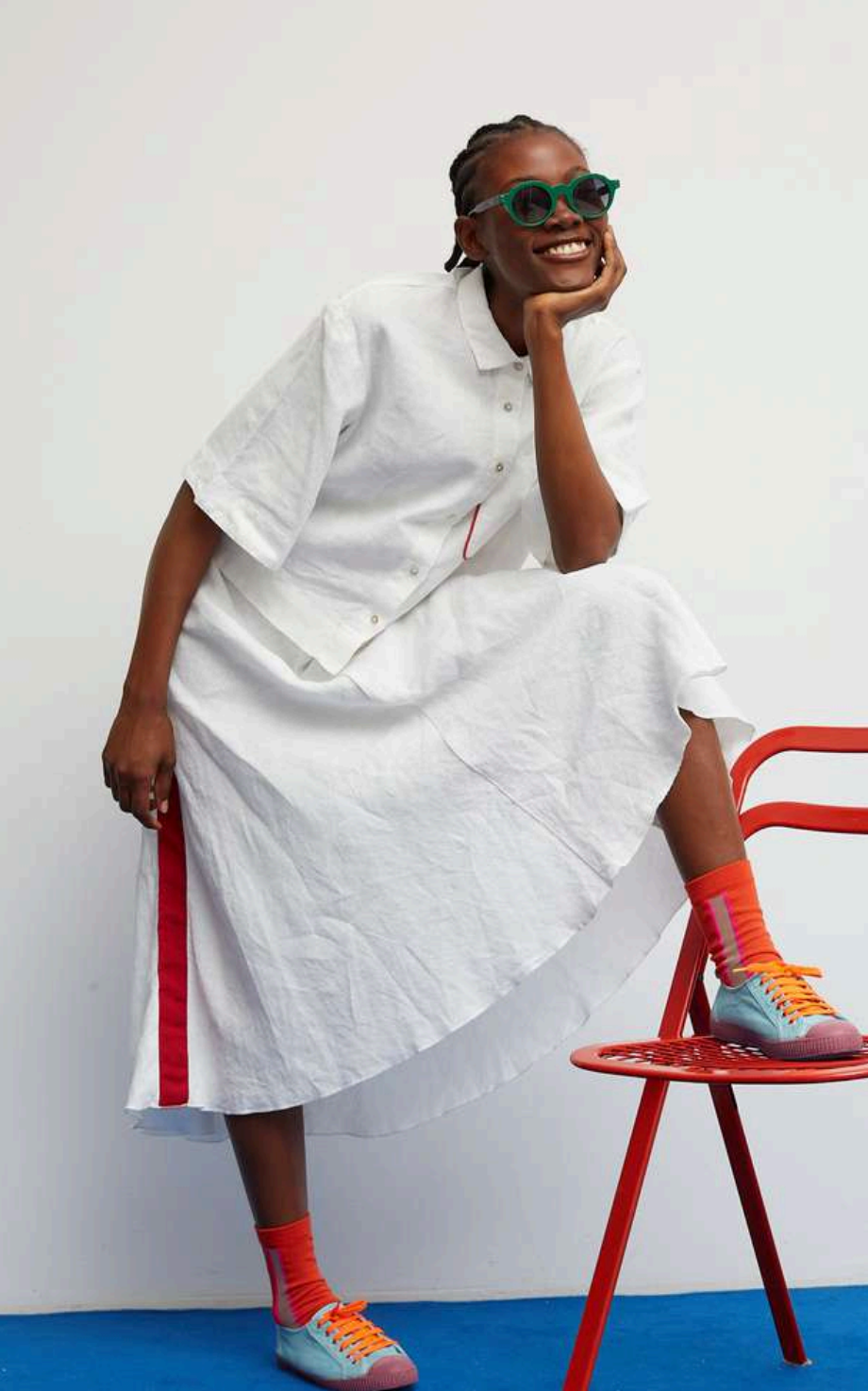 White Croquet Skirt