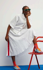 White Croquet Skirt